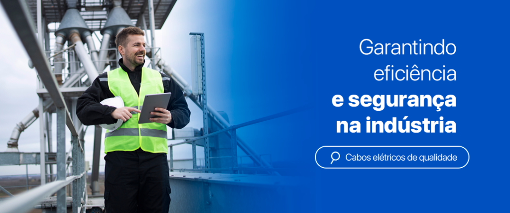 Cabos elétricos industriais Induscabos garantindo eficiência e segurança na indústria