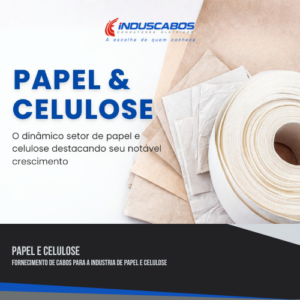 Papel e celulose, fornecimento para a industria