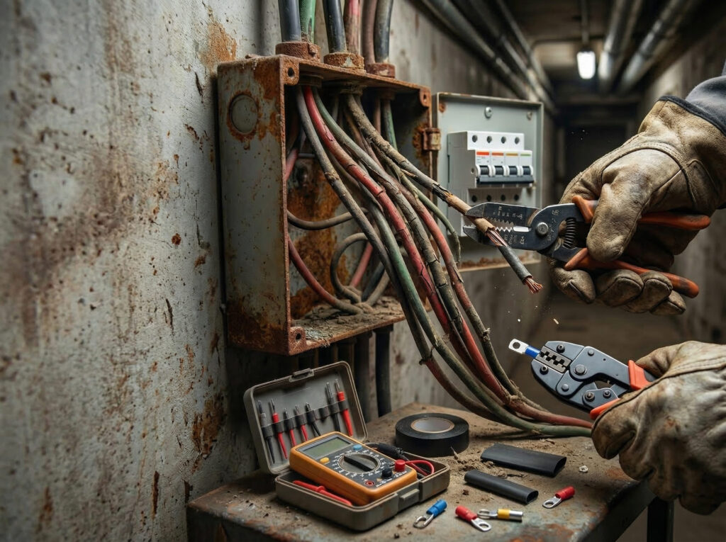 Instalções prejudicadas
