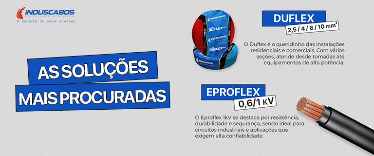 Cabos elétricos mais procurados