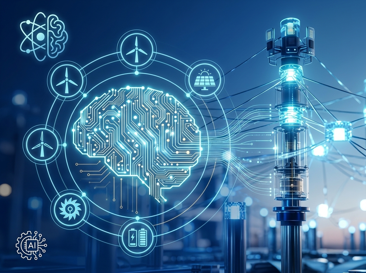 Imagem de apoio do conteúdo do post Inteligência Artificial no setor de energia: aplicações, impactos e desafios técnicos